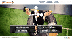 Desktop Screenshot of centreperformeplus.com